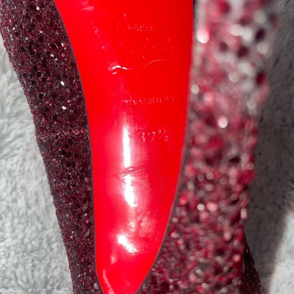 Christian Louboutin Rare, Very Prive 120mm Chrystal peeptoe.Holiday party ready! - Picture 7 of 7